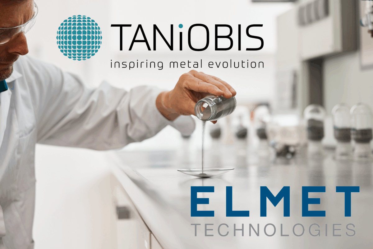 TANIOBIS unterzeichnet strategische Vereinbarung mit Elmet Technologies
